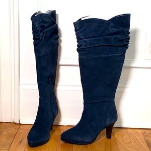 Knee high leather boots